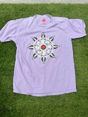 Red Hot Chili Peppers Unlimited Love World Tour Lavender mandala T-shirt Large